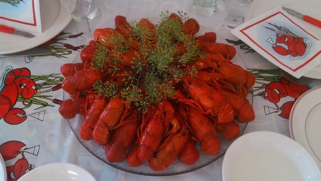 Plate Full of Crayfish